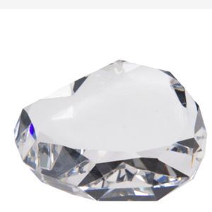 Hobby Lobby Faceted Glass Heart